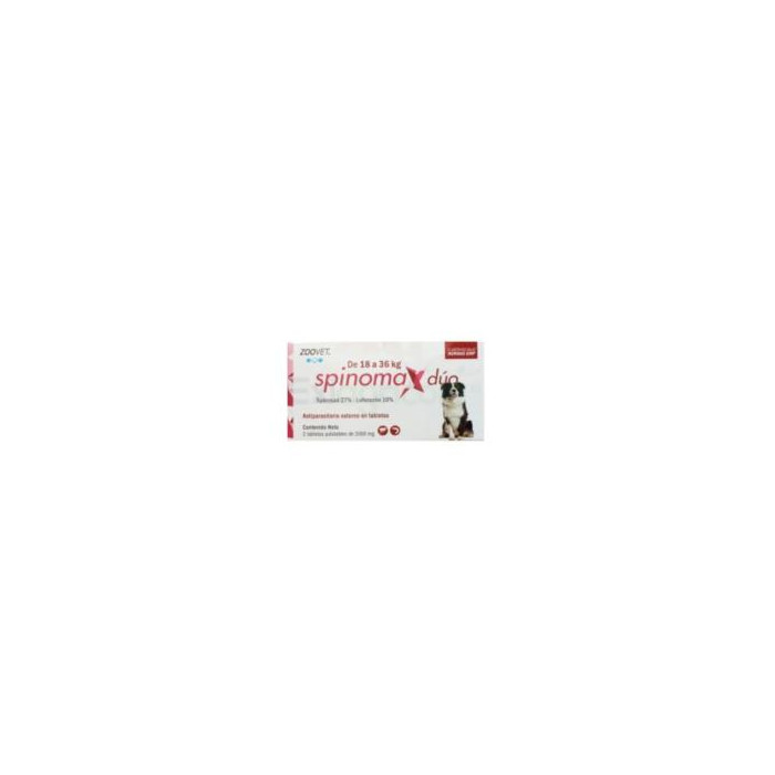 SPINOMAX DUO DE 18 A 36 KILOS X 2 COMPRIMIDOS (UNIDAD)