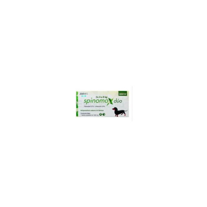 SPINOMAX DUO DE 4 A 9 KILOS X 1 COMPRIMIDO (UNIDAD)