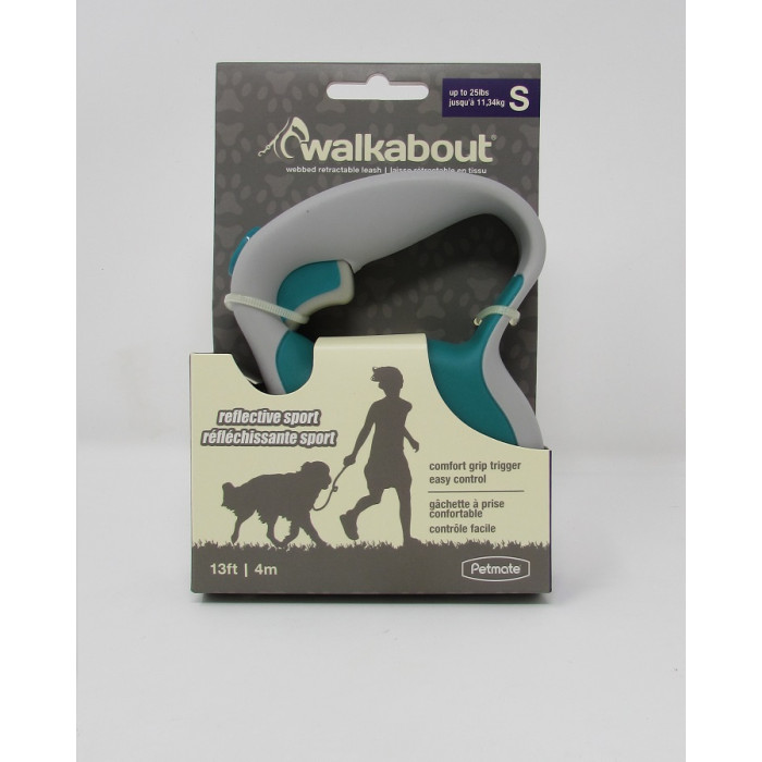 TIRADOR RETRACTIL PETMATE WALK. REFLEC. VERDE PEQUEÑO REF. 02418
