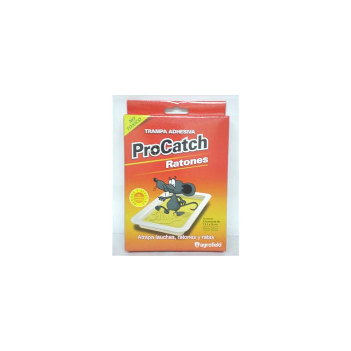 TRAMPA PARA LAUCHAS -PROCATCH- R-109 PLASTICO X 4 UNID 13.5X9 CM