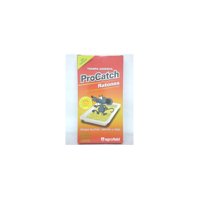 TRAMPA PARA RATAS -PROCATCH- R-106 PLASTICO X 2 UNID DE 25X13 CM