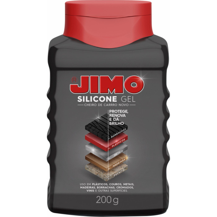 JIMO SILICONA CARRO NUEVO GEL X 200 GRAMOS (NEGRO)