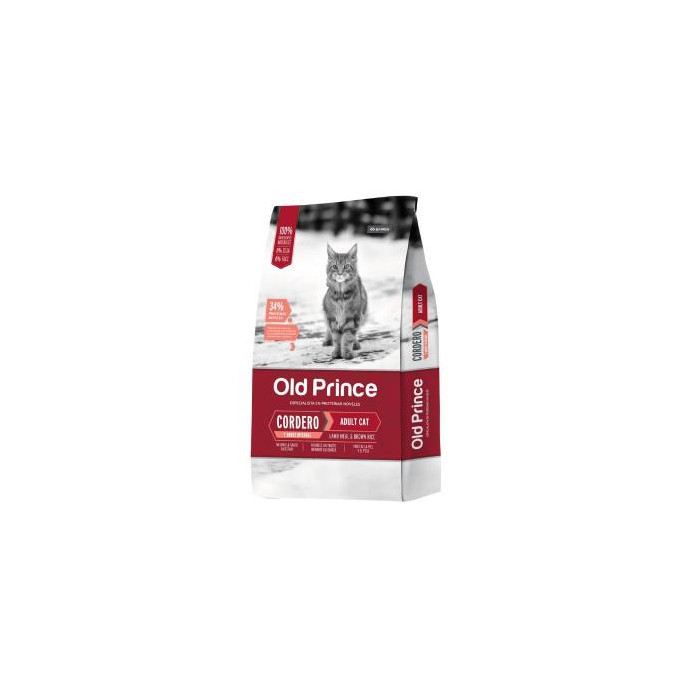 OLD PRINCE CORDERO Y ARROZ GATO ADULTO X 1 KG
