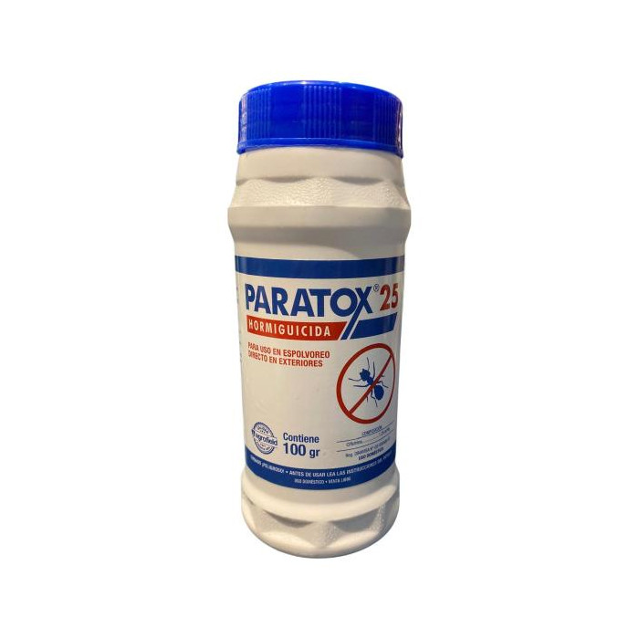 PARATOX 25 TALQUERA X 100 GRAMOS