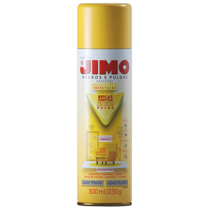 JIMO MATA ÁCAROS Y PULGAS AEROSOL X 300 C.C.