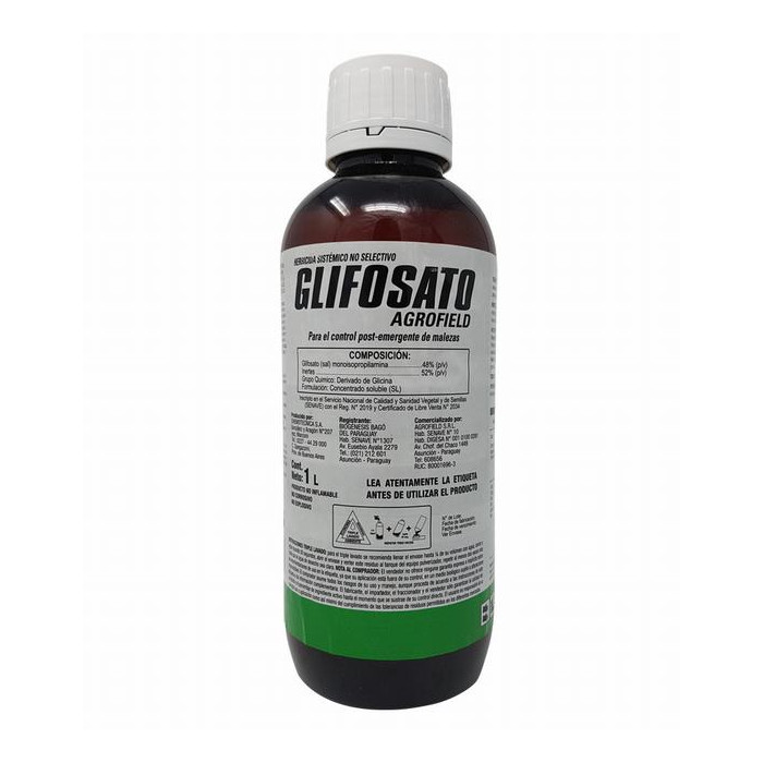 GLIFOSATO AGROFIELD X 1 LITRO