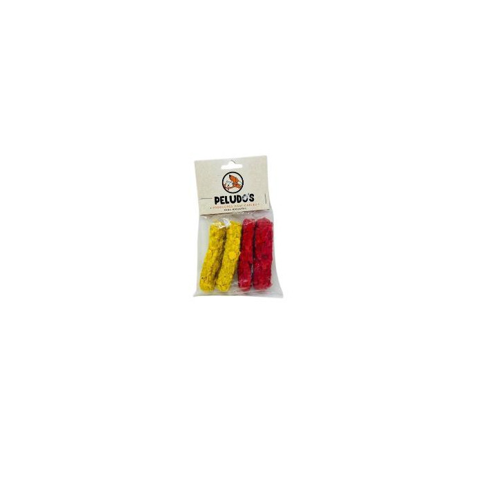 HUESO COMESTIBLE COSTILLITA DE COLORES X 4 UNIDADES