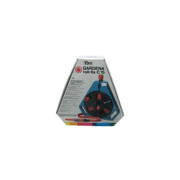 KIT MANGUERA PLANA Y ACC. -GARDENA- 756-20 X 15 M.S CCARRETE