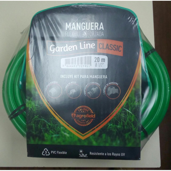 MANGUERA GARDEN LINE CLASSIC X 20 METROS (CON PICOS)