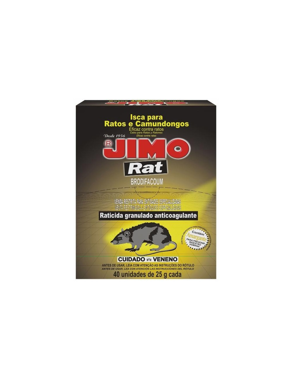 JIMO RAT X 1 KILO (40 SOBRES X 25 GRAMOS)