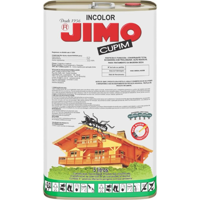 JIMO CUPIM (INCOLORO) LIQUIDO X 5 LITROS