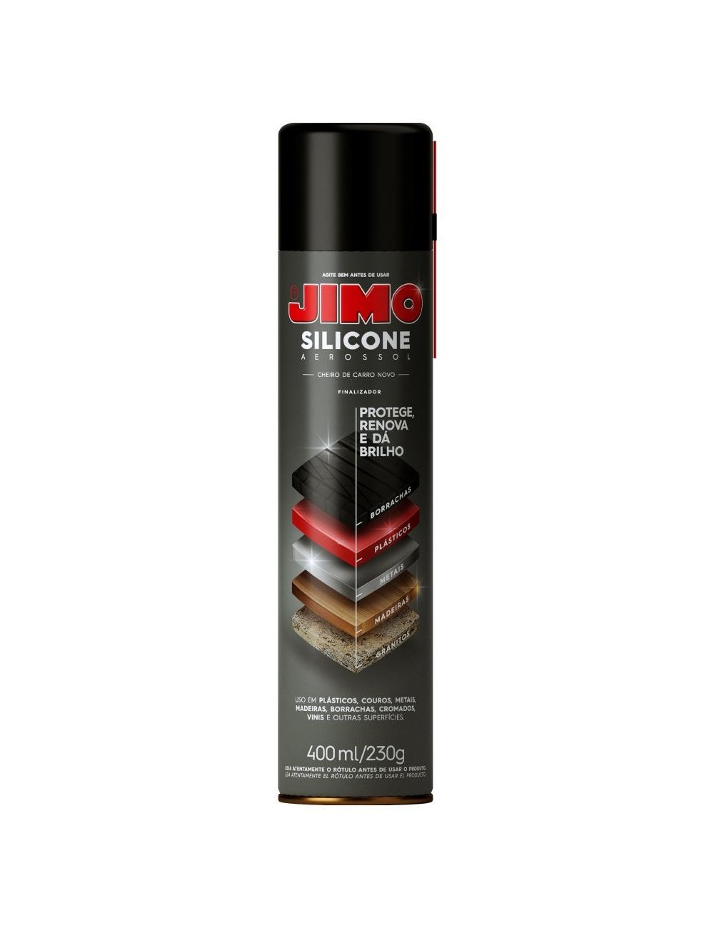 JIMO SILICONA CARRO NUEVO AEROSOL X 400 C.C.