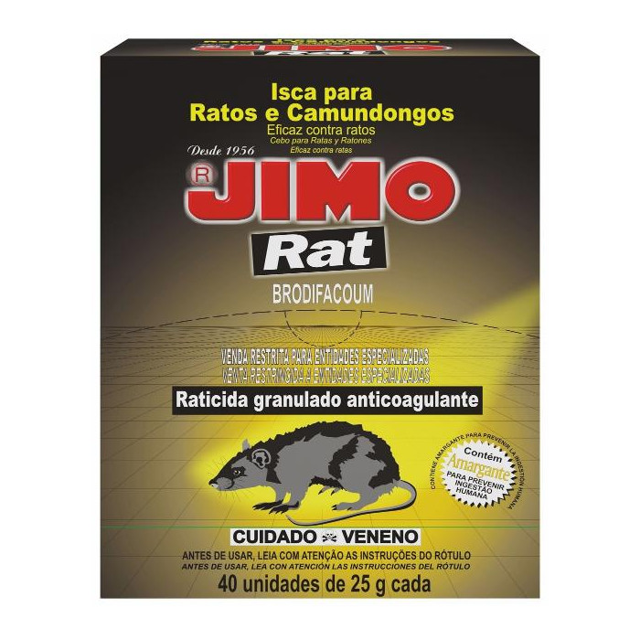 JIMO RAT X 1 KILO (40 SOBRES X 25 GRAMOS)