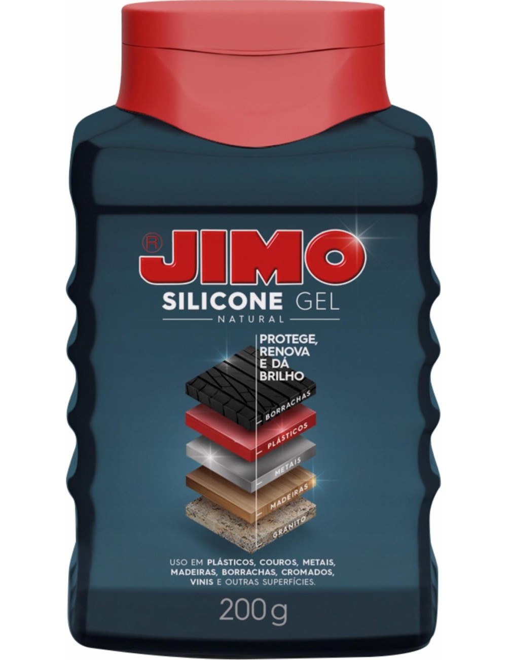 JIMO SILICONA NATURAL GEL X 200 GRAMOS (AZUL)