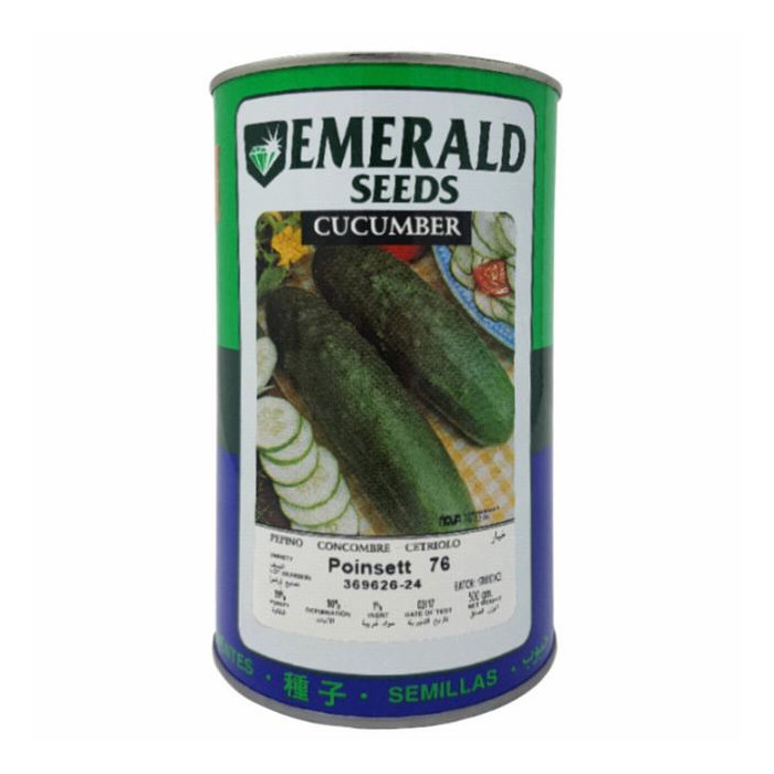 PEPINO POINSETT 76 -EMERALD- LATA X 500 GRAMOS