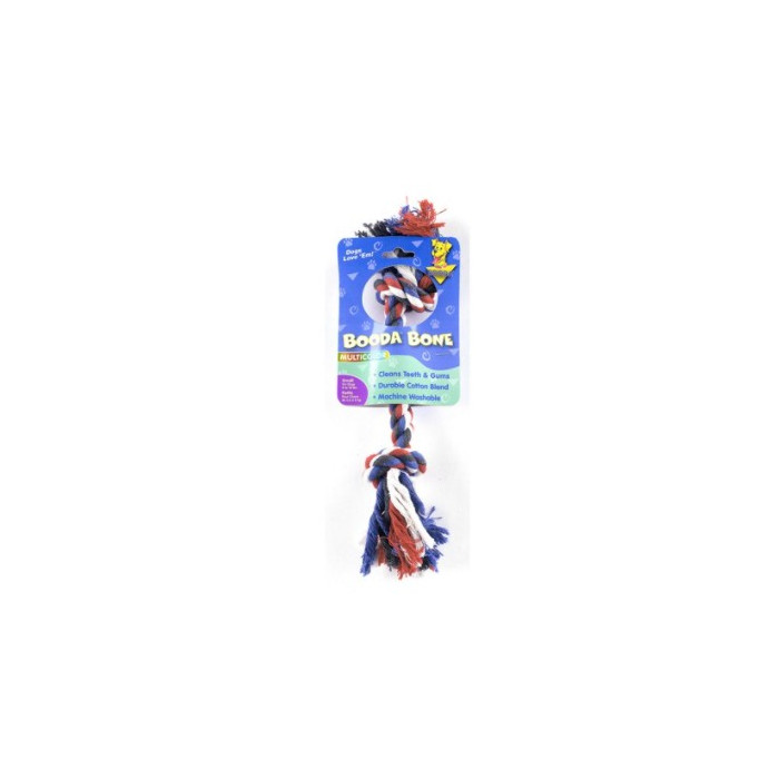 CUERDA PETMATE CON 2 NUDOS MULTICOLOR SMALL REF. 50771